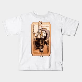 St Nick v Krampus Kids T-Shirt